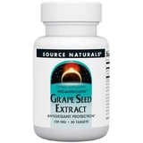 Экстракт виноградных косточек, 100 мг, Grape Seed Extract, Proanthodyn, Source Naturals, 30 таблеток