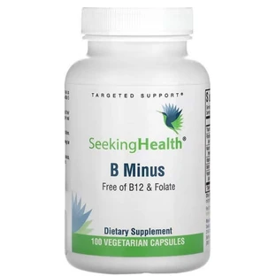 B-Комплекс без фолиевой кислоты и B12, B-Minus, Seeking Health, 100 вегетарианских капсул