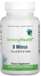 B-Комплекс без фолієвої кислоти та B12, B-Minus, Seeking Health, 100 вегетаріанських капсул