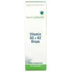 Вітамін D3+K2 у краплях, Vitamin D3+K2 Drops, Seeking Health, 30 мл: ціни та характеристики