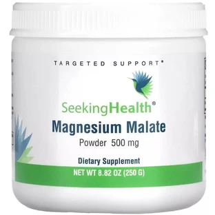 Магній малат у порошку, 500 мг, Magnesium Malate Powder, Seeking Health, 250 г