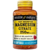 Магний цитрат, 250 мг, Magnesium Citrate, Mason Natural, 60 гелевых капсул