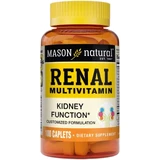 Мультивитамины для почек, Renal Multivitamin, Mason Natural, 100 каплет