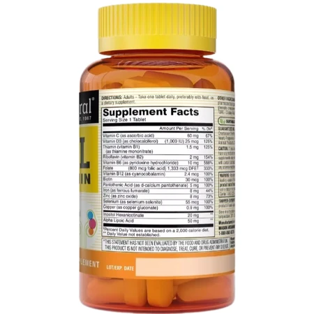 Мультивитамины для почек, Renal Multivitamin, Mason Natural, 100 каплет: цены и характеристики
