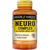 Нейрокомплекс із альфа-ліпоєвою кислотою, Neuro Complex with Alpha Lipoic Acid, Mason Natural, 100 таблеток