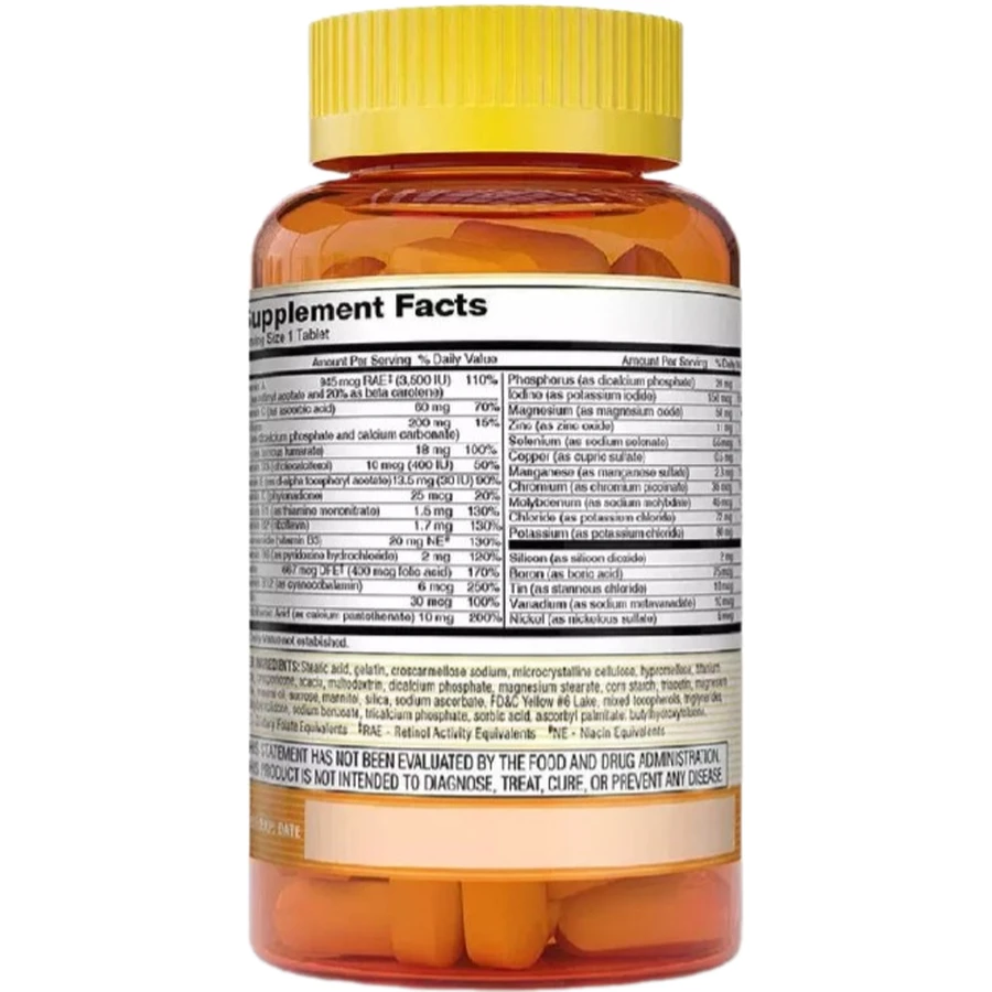 Повний Комплекс Мультивітамінів та Мінералів, Vitatrum Complete Multivitamin & Multimineral, Mason Natural, 30 таблеток: ціни та характеристики