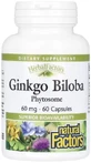 Гінкго Білоба, фітосоми, 60 мг, Ginkgo Biloba, Phytosome, Natural Factors, 60 капсул