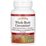 Куркумін для оптимізації здоров'я всього тіла, CurcuminRich, Whole Body Curcumizer, Natural Factors, 60 желатинових капсул: ціни та характеристики