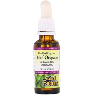 Масло орегано в каплях, Oil of Oregano Liquid, Natural Factors, 30 мл