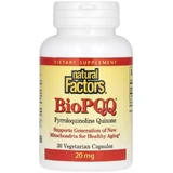 Пірролохінолінхінон PQQ, 20 мг, BioPQQ, Natural Factors, 30 вегетаріанських капсул