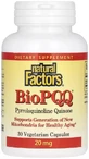 Пірролохінолінхінон PQQ, 20 мг, BioPQQ, Natural Factors, 30 вегетаріанських капсул