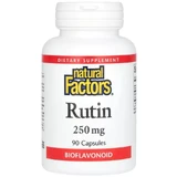 Рутин, 250 мг, Rutin, Natural Factors, 90 капсул