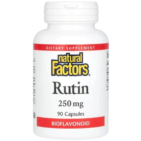 Рутин, 250 мг, Rutin, Natural Factors, 90 капсул: цены и характеристики