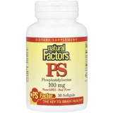 Фосфатидилсерин, 100 мг, Phosphatidylserine, Natural Factors, 30 гелевых капсул