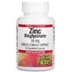 Цинк бісгліцинат, 25 мг, Zinc Bisglycinate, Natural Factors, 60 вегетаріанських капсул
