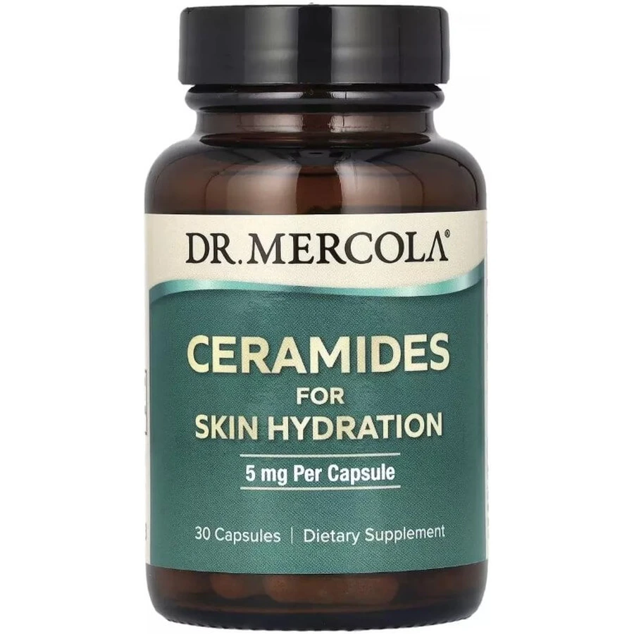 Керамиды для увлажнения кожи, 5 мг, Ceramides For Skin Hydration, Dr. Mercola, 30 капсул: цены и характеристики