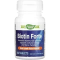 Біотин, Biotin Forte, Nature's Way, екстра сила, 60 таблеток