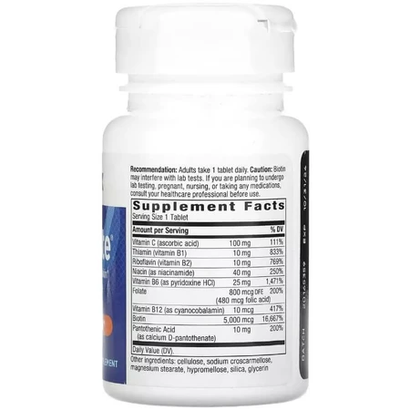 Биотин, Biotin Forte, Nature's Way, экстра сила, 60 таблеток: цены и характеристики
