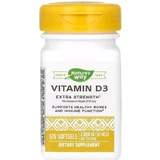 Витамин D3, 50 мкг (2000 МЕ), Vitamin D3, Extra Strength, Nature's Way, 120 гелевых капсул