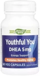 Дегідроепіандростерон, 5 мг, DHEA, Youthful You, Nature's Way, 60 вегетаріанських капсул