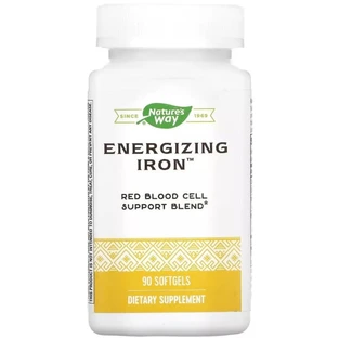 Железо энергетическое, Energizing Iron, Nature's Way, 90 гелевых капсул
