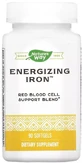Железо энергетическое, Energizing Iron, Nature's Way, 90 гелевых капсул