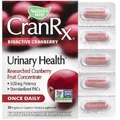 Журавлина біоактивна, здоров'я сечовивідних шляхів, 500 мг, CranRx, Urinary Health, Bioactive Cranberry, Nature's Way, 30 вегетаріанських капсул