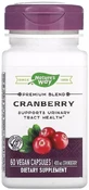 Клюква, премиум-смесь, 400 мг, Cranberry, Nature's Way, 60 вегетарианских капсул