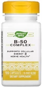 Комплекс вітамінів B, B-50 Complex, Nature's Way, 100 капсул
