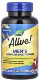 Комплекс мультивитаминов для мужчин, Alive! Men's Complete Multivitamin, Nature's Way, 130 таблеток