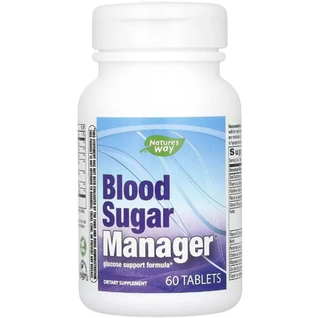 Контроль цукру в крові, Blood Sugar Manager, Nature's Way, 60 таблеток: ціни та характеристики