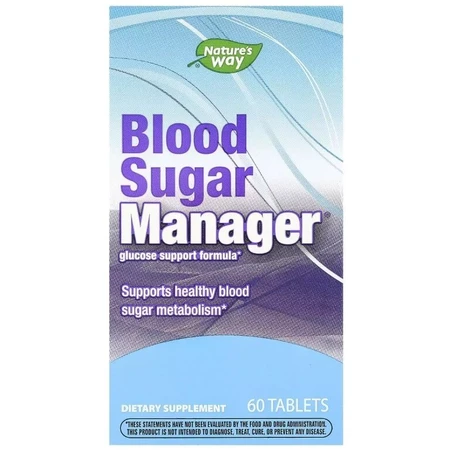 Контроль цукру в крові, Blood Sugar Manager, Nature's Way, 60 таблеток: ціни та характеристики