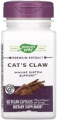 Кошачий коготь, премиум экстракт, 175 мг, Premium Extract, Cat's Claw, Nature's Way, 60 вегетарианских капсул