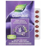 Лаванда для спокойствия и расслабления, CalmAid, Clinically Studied Lavender, Nature's Way, 30 гелевых капсул