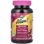 Мультивитамины для беременных, вкус клубника лимон, Alive! Prenatal Premium Gummy, Nature's Way, 75 жевательных конфет: цены и характеристики