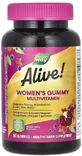 Мультивитамины для женщин, вкус ягод, Alive! Women's Gummy Multivitamin, Nature's Way, 60 жевательных конфет