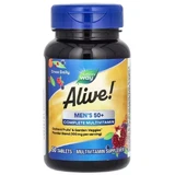 Мультивітаміни для чоловіків 50+ Alive! Men's 50+ Complete Multivitamin, Nature's Way, 50 таблеток