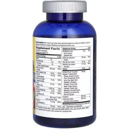 Мультивитамины для мужчин 50+, вкус фруктов, Alive! Men's 50+ Multivitamin Gummy, Nature's Way, 150 жевательных конфет: цены и характеристики
