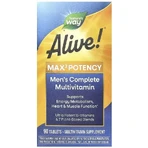 Мультивітаміни для чоловіків Alive! Max3 Potency, Men's Multivitamin, Nature's Way, 90 таблеток: ціни та характеристики