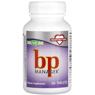 Нормалізація кров'яного тиску, BP Manager, Nature's Way, 90 таблеток