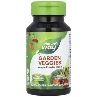 Овочева суміш, 900 мг, Garden Veggies, Nature's Way, 60 вегетаріанських капсул