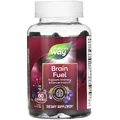 Підтримка пам'яті та концентрації, смак винограду, Brain Fuel, Nature's Way, 60 жувальних цукерок