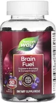 Підтримка пам'яті та концентрації, смак винограду, Brain Fuel, Nature's Way, 60 жувальних цукерок