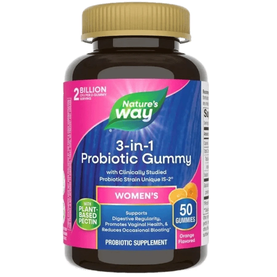 Пробіотики для жінок, смак апельсина, Women's Probiotic, Nature's Way, 50 жувальних цукерок.: ціни та характеристики