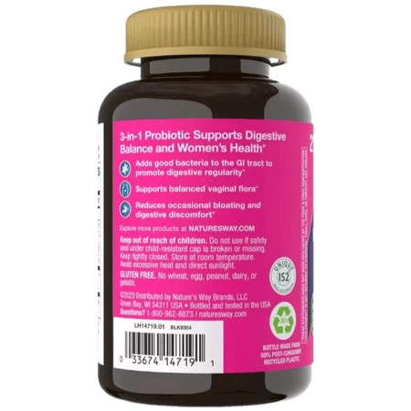 Пробіотики для жінок, смак апельсина, Women's Probiotic, Nature's Way, 50 жувальних цукерок.: ціни та характеристики