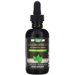 Хлорофіл у краплях, смак м'яти, Chlorofresh, Chlorophyll Drops, Nature's Way, 59 мл