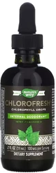Хлорофилл в каплях, вкус мяты, Chlorofresh, Chlorophyll Drops, Nature's Way, 59 мл