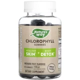 Хлорофіл, 100 мг, смак фруктів, Chlorophyll Gummies, Nature's Way, 60 жувальних цукерок