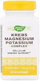 Цикл Кребса, Магній та Калій Хелат, Krebs Magnesium Potassium, Nature's Way, 120 таблеток
