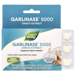 Экстракт чеснока, 320 мг, Garlinase 5000, Garlic Extract, Nature's Way, 30 таблеток